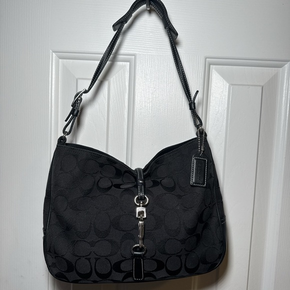 Coach Hampton Clip Shoulder Bag - Picture 1 of 8